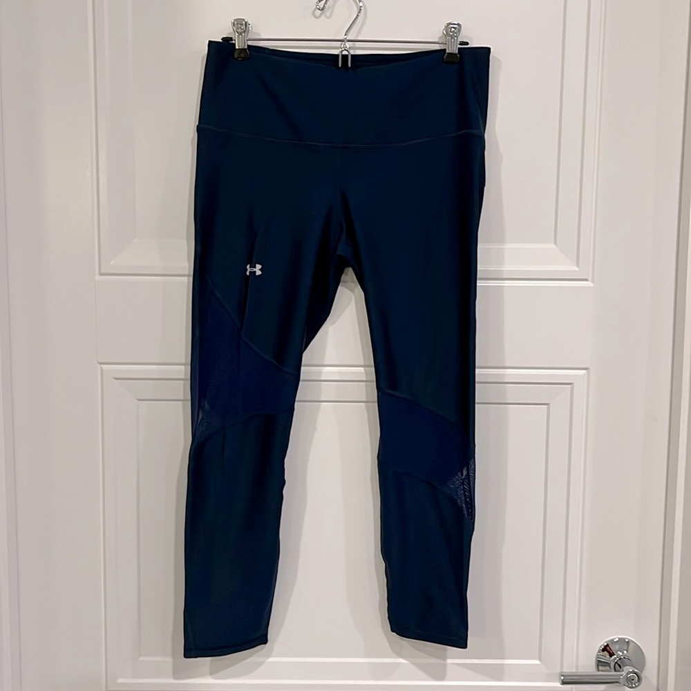 Project Rock by Under Armour Navy Blue Compression Leggings